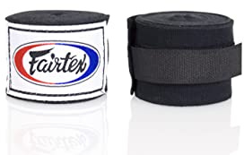 HW2 Fairtex Stretchbandagen, 4,5 m, Schwarz