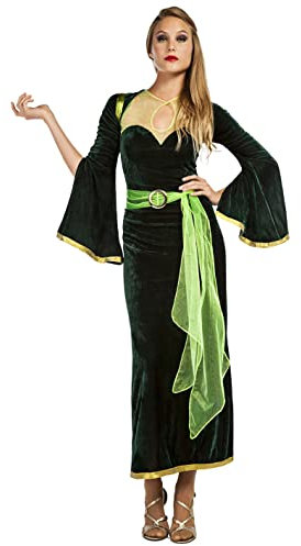 ALMACENES CASA ANGEL DISFRAZ MEDIEVAL VERDE MUJER