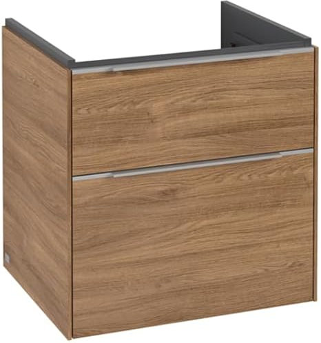 Villeroy & Boch V&B Waschtischunterschrank Subway 3.0 57,2x57,6x47,8cm, o LE/Gr Alu gl, Kan Oa