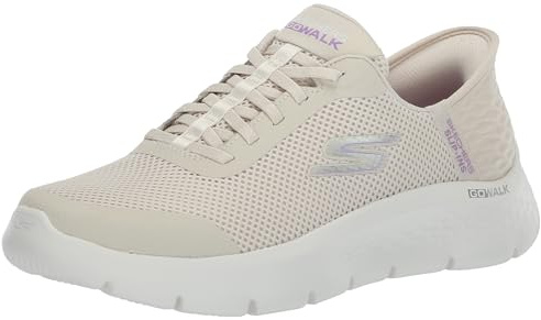 Skechers Women's GO Walk Flex Grand Entry Slip-On, Blanco Crema, 7 UK Wide