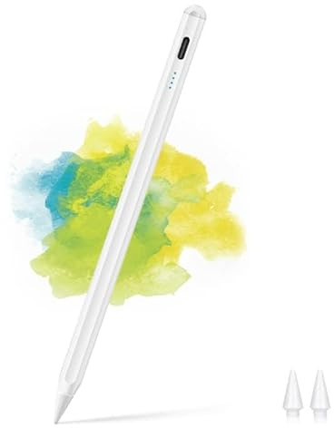 YLSCI Stylet Tablette, Stylet Palm Rejection de Haute précision Compatible avec iPad Pro (11/12,9), iPad 6ème génération, iPad Air 3ème et 4e génération, iPad Mini 5e génération