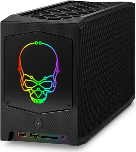 Intel NUC 11 Extreme Kit NUC11BTMi7 Mini PC de jeu de bureau avec Intel i7-11700B 8 cœurs, 32 Go de RAM, 1 To M.2 SSD SATA, Intel UHD, Wi-Fi 6E, Bluetooth 5.2