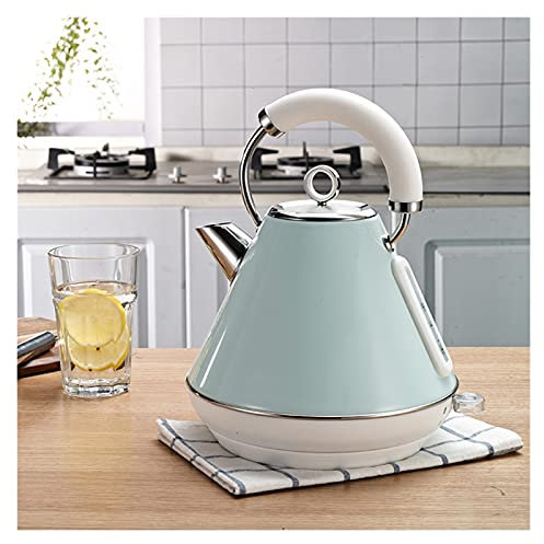 YIHANSS Kettles,for Boiliwater Kettle Tea Coffee Pot Water Samovar Heated Bowl 1.8L 1800W Green Pink Kitchen Appliances Boiler for Coffee and Tea Kettle/Light Green