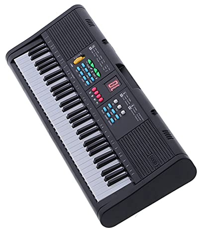 61-Key Kids Piano with Microphone MQ6186, Teaching Mode | Portable music keyboard for , 16 tones, 6 demo songs, USB-powered play, karaoke function, ages 3-8