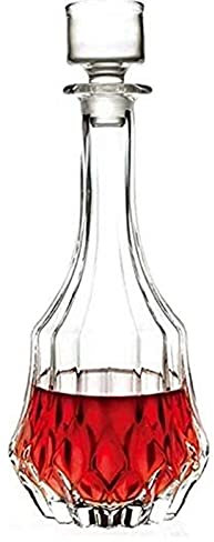 QTANZIQI Aioner Decanter Whisky Decanter Vino Decantador Decanter Jug Jug Wine SNO Botella de Cristal de Cristal 1000ml Decantador de Whisky