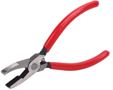 Brucs en Verre et Pinces de Rainure en Acier à Carbone élevé Conception Multifonctionnelle pour Découper les Carreaux de Mosaïque en Verre Colorés à la Main