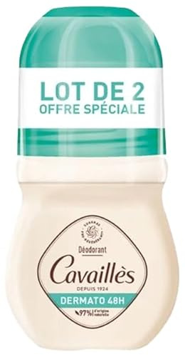 Rogé Cavaillès Dermato anti-lukt deodorant 48H Roll-on, 50 ml - set med 2