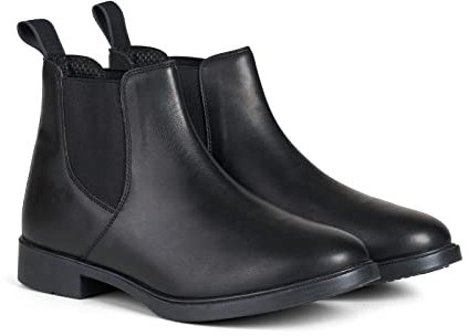 HORZE Stivali da equitazione Dresda da donna in pelle PU, stivaletti da equitazione, Nero , 36 EU