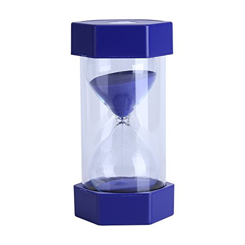 TOPINCN Clessidra 3/10/2030//60 minuti - Creativo sabbia vetro clessidra minuti Timer Clock Home Office Decor (blu)