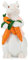 Aurasky Coniglietto di Pasqua Figurine, Statuetta di Coniglio in Resina, Coniglio tiene la Carota, Decorazione di Pasqua Figurina, Coniglietto Ornamenti per Giardino Tavolo Casa