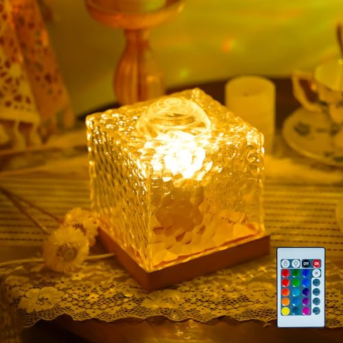 Ciskotu Proiettore LED cielo stellato per bambini, 16 colori USB, lampada lava telecomando, luce nordica, proiettore Aurora Light, cielo stellato LED, luce notturna per bambini