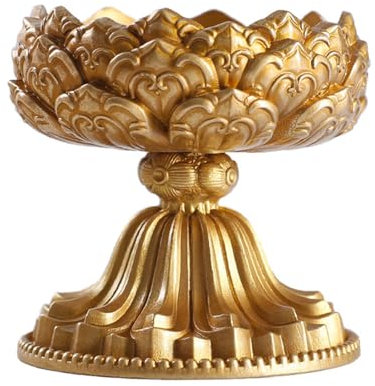Buddhistischer Kerzenbecher, antiker Blumen-Kandelaber, Messing, Butterlampe, tibetischer Kerzenhalter, Altarbild, Schreibtisch-Dekoration