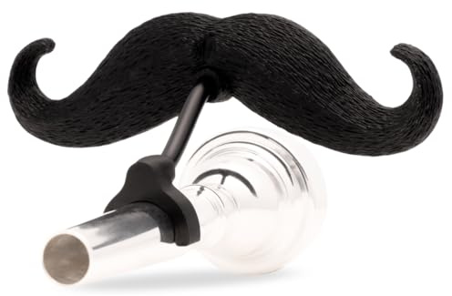 Trumpet-stache XL, by Brasstache - New (2024) The Original Clip-on XL Mustache for Trumpet and Mellophone Mouthpieces