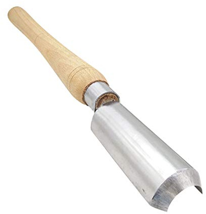 Holzdrehwerkzeuge Set mit Schrupphobel Schälmeißel und Holzgriff ideal zum Spindeldrehen