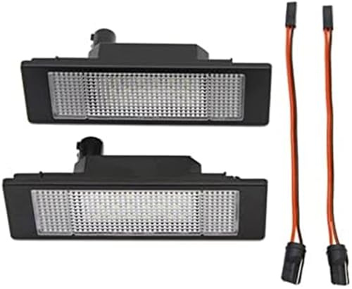 Vuzmode Luce targa a LED, for BMW, Serie 1 E81 E87 F20 Serie 6 E63 E64 F06 F12 F13 Z4/E85 K48 Gruppo luce targa bianco Illuminazione della targa dell'auto