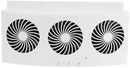 PRETYZOOM Solar Car Window Fan Quiet Solar Powered Ventilation System for Efficient Air Circulation Heat Reduction for Cars Suvs Rvs Easy Installation No External Power Needed