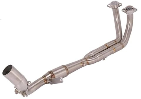 Silenciador Escape Moto para C600 Sport C650GT 2012 2013 2014 2015 Silenciador de Escape de Motocicleta Escape Modificado Tubo de conexión de conexión Media Delantera(2)