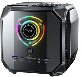 Mini Gaming PC - GeForce RTX 4060 8GB GDDR6 Desktop Computer, i9 13900HK (14C/20T, 5.4GHz Max) 32GB DDR5 1TB PCIe 4.0 SSD/4x Display/Thunderbolt 4/Wi-Fi 6/BT 5.0/2x 2.5G LAN/SD (32GB DDR5 1TB SSD)