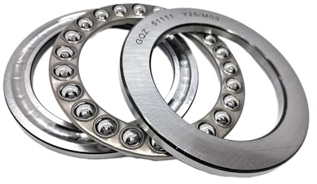GQZ Bearing 51111 Axial-Kugellager, 55 x 78 x 16 mm, Axialkugellager, flach, konvex, Gewicht 0,228 kg |51111