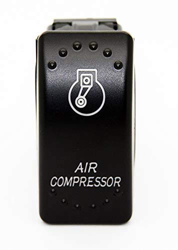 Kompressor Luftkompressor - Air Compressor. JJ45 - Symbol Kippschalter Wippschalter Schalter Auto Boot KFZ LKW Licht 12V 24V