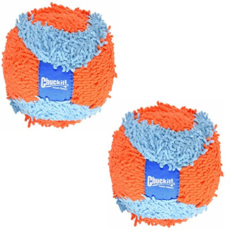 Chuckit! Indoor Spielzeug zum Holen Hunde & Welpen weicher interaktiver Spiel Roller Ball 2 Stücke