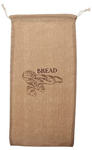 Cabilock Sacs à Pain Réutilisables Coton Pochette De Rangement à Cordon pour Boulangerie Et Épicerie