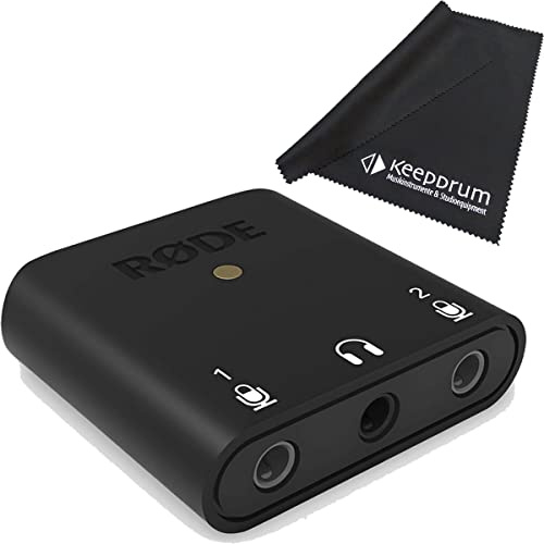 RØDE AI-Micro USB Interface für Mobilgeräte und PC + keepdrum Mikrofasertuch