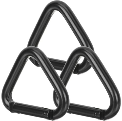 Garneck Lot de 3 mousquetons triangulaires pour petits mousquetons - Grand mousqueton - Clip d'escalade - En alliage - Triangle - Pour l'escalade - Boucle d'alpinisme - Triangle