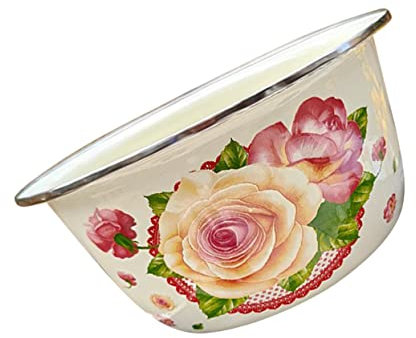 Alipis Enamel Soup Pot and Cooking Pot Thickened Enamelware Kitchen Essential Compatible with Gas Stove and Induction Cooker for Home Soup and Baby Food