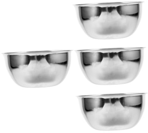 Alipis 4 Pièces Tasse à riz en acier inoxydable bol doseur de riz verre doseur Cuillère à mesurer en acier inoxydable Tasse à mesurer en tasses à mesurer pot de crème