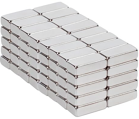 80 Pezzi Calamite Potenti Mini Magneti Neodimio Piccole Rettangolari Calamite Frigorifero Lavagna Magnetica Scientifico Magnete Industriale 10x5x3mm