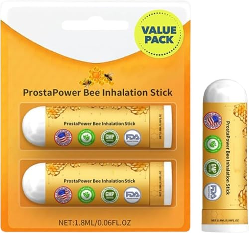 ProstaPower Bee Inhalation Stick, BeeBoom Nasal Inhaler Stick, ProstaVibe Nasal Spray for Prostate Wellness, Professional Prostate Spray Improves Blood Circulation (1)