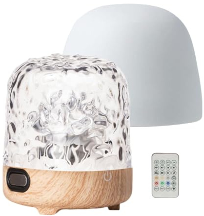 Lieawy Luces LED Lámparas Mesa Con Altavoz, Control Iluminación Ambiental Control Remoto, Con Altavoz De Bluetooths, 4.33x4.33x4.92 Pulgadas, Para Vivería Sala De Estar Dormitorio