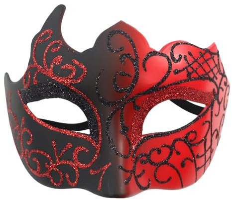 Generisch Halloween Spitze Maske, Venezianische Maskerade Maskn, Sexy Verstellbare Augenmaske Damen und Herren, Halloweens Maskerade Maske, Katherine pierce Kostüm für Karneval Partyy Halloween