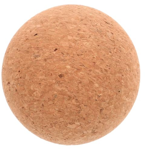 TOPBATHY Kork Massageball Klein 100mm Hochdicht Formstabil Für Tiefengewebsmassage Yoga Faszien Entspannung Rücken Nacken Schulter Fitness Zubehör