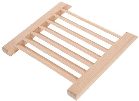 GLEAVI Grille d'Aération en Bois de Cèdre pour Sauna – Persienne de Ventilation Naturelle Panneau Ventilé pour Salle de Vapeur Accessoire de Sauna pour Circulation d'air Efficace et