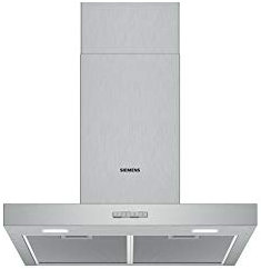 Siemens LC64BBC50 iQ100 Dunstabzugshaube/Wandhaube / 60 cm / LED-Beleuchtung / Metall-Fettfilter / Spülmaschinengeeignet / Edelstahl