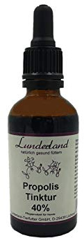 Lunderland Propolis Tinktur | 50 ml | Einzelfuttermittel & Pflegemittel für Hunde | Alkoholische Basis
