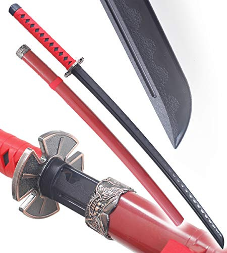 RKS DIFFUSION One Piece Katana Tout en Plastique Polypropylene Zoro Sabre Kitetsu 105cm Epee Entrainement Combat + Fourreau