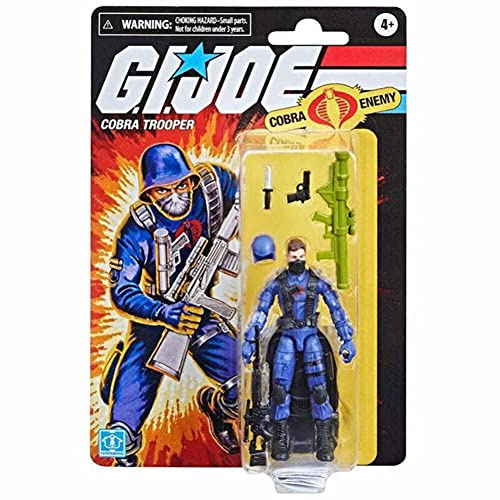 G. I. Joe Joe Retro Cobra Trooper (Cobra Enemy) 9,5 cm Exklusive Actionfigur, F2726