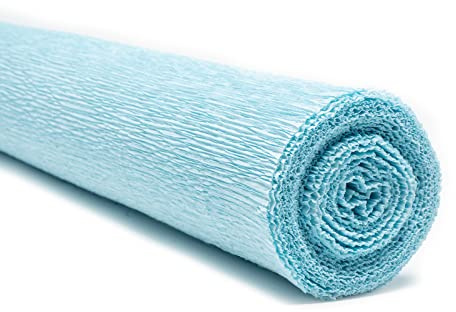 Goertz Premium Gärtnerkrepp - Floristenkrepp - 50 x 250 cm - hellblau - wasserfest, lichtecht