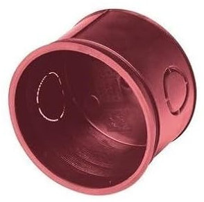 A2ZWORLD Scatola 502 Da Incasso Ø85x42mm, Tondo Interasse 80mm Per 2 Posti, Cassetta Da Incasso, Montaggio A Parete IP40