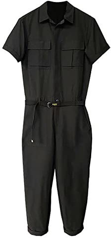 Herren-Overall, kurzärmelig, Arbeitsoverall, All-in-One, Mechaniker-Uniformen, kurze Ärmel, Reißverschluss, Arbeitskleidung, Overall, Kurzarm, Arbeitskleidung, Overall, Arbeitskleidung, Overall,