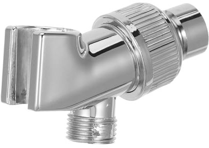 HOMSFOU Soporte De Ducha Extraíble Con Ángulo Ajustable Soporte De Cabezal De Ducha Compatible Instalación Baños