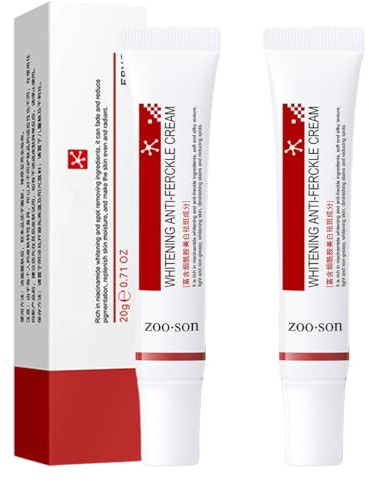 2 Pezzi Crema Schiarente Macchie Viso,Crema Schiarente Anti Macchie - Trattamento Rimozione Macchie - Idratante Anti-Macchie, Riduzione Imperfezioni per Viso Ascelle Mani Braccia