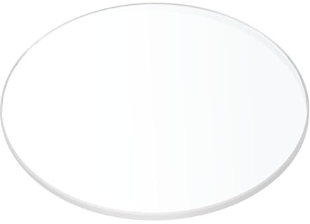QUARKZMAN Pellicola Protettiva per Orologi 39mm Dia 1mm Vetro di Ricambio per Orologio Rotondo Piatto Trasparente Zaffiro Cristalli Sostituzione Lente per Riparazione Orologi