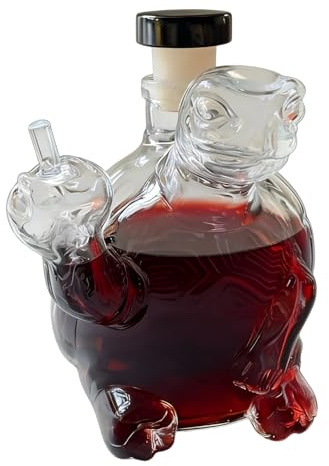 Decanter Whisky A Forma Di Tartaruga Divertente - Decanter Whisky A Forma Di Tartaruga UniqueDiaosi 500 Ml Per Vino, Tequila E Brandy - Accessorio particolare per Bar A Casa E Dispen