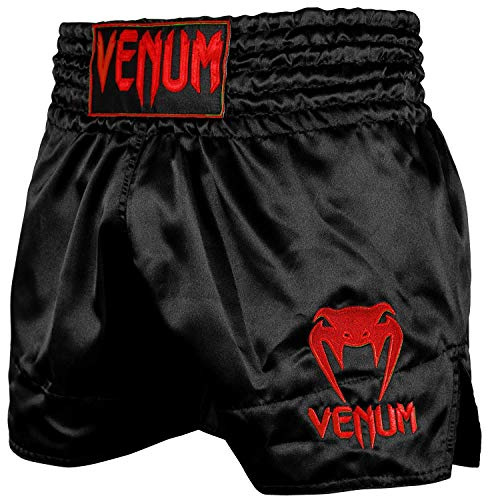 Venum, Classic Muay Thai Shorts, Herren, L, Schwarz/Rot