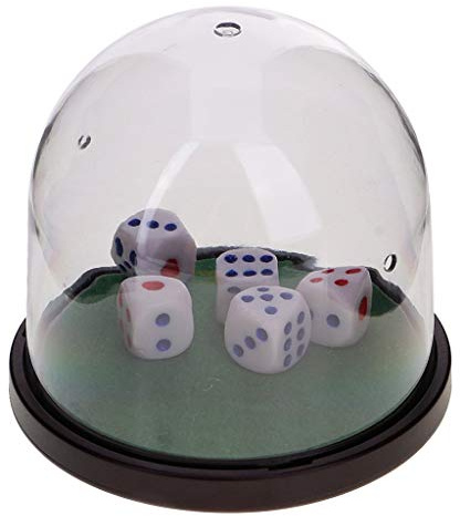 Inzopo Dice Roller Cup Domes Hand Shaking Dice Cup Shaker For Party Guess Game Play