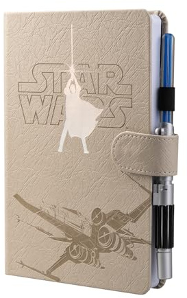 Cuaderno Star Wars Skywalker : Cuaderno A5 punteado con Boli - Diario personal o Journaling notebook A5 | Bullet journal - Cuadernos tapa dura con marcapáginas, 192 págs